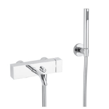 external bathtub mixer with fixed hook complete bellosta theo