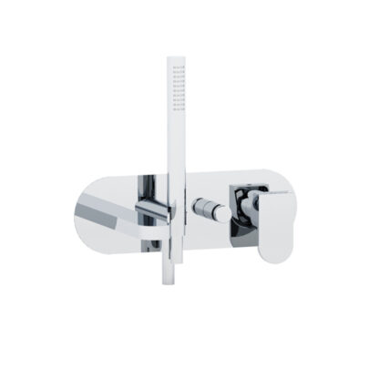 miscelatore incasso su piastra 2 out cromo baby s bellosta