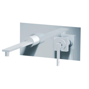 miscelatore lavabo a muro bocca 245 cromato vogue light bellosta