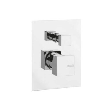 built-in mixer with push-button 2 out bellosta B-Uno