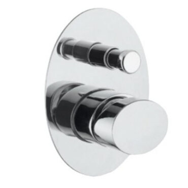 bellosta funtanin 2 out recessed mixer with button