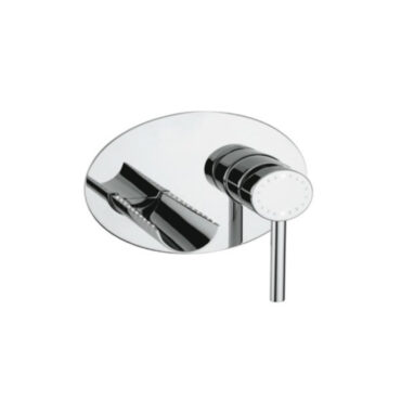miscelatore per lavabo a muro su piastra bellosta funtanin bijoux