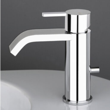miscelatore per lavabo con salterello bellosta m-due cromo