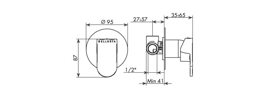 technical_sheet_mixer_embedded_1_out_bellosta_baby-S