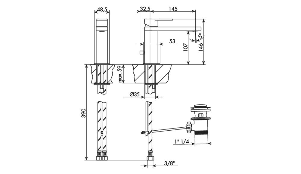 fiche_technique_mixer_pour_lavabo_avec_bellosta_étagère_baby-s