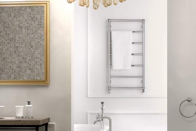 scaldasalviette classico steel retrò inox lucido deltacalor