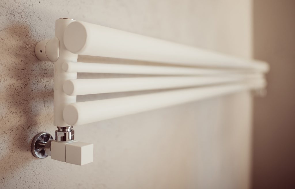 scaldasalviette orizzontale drappeggio o bianco graziano radiators