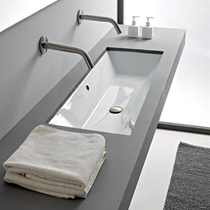 under-top washbasin ceramic 80x36 scarabeo teorema 2.0