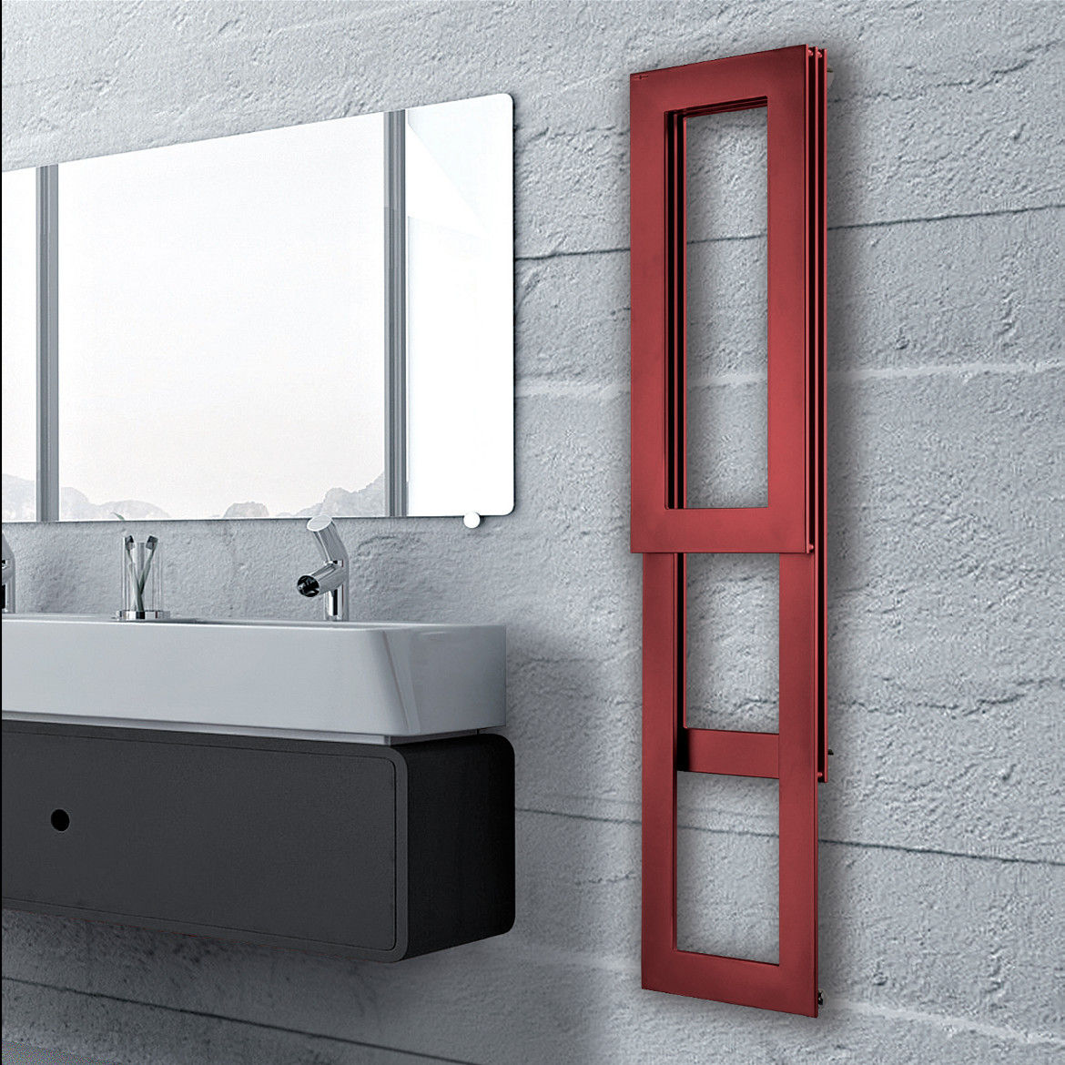 scaldasalviette bagno bianco colorato pit brem