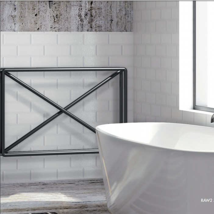 radiator horizontal colored raw brem