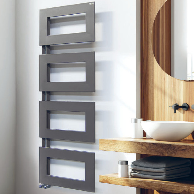 scaldasalviette bagno bianco colorato asym brem