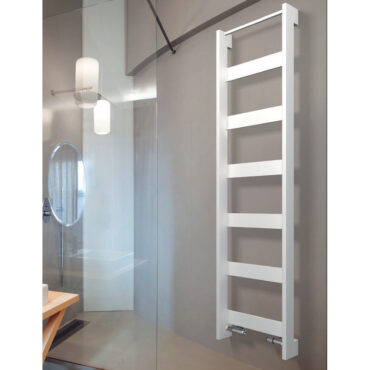heated towel rail bathroom ladder white herg s brem