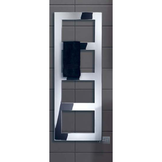 electric heated towel rail chromed essen crom brem