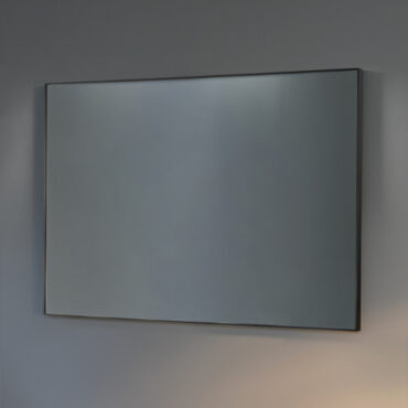 specchio cornice nera alluimnio pellicola sicurezza beta vanità e casa