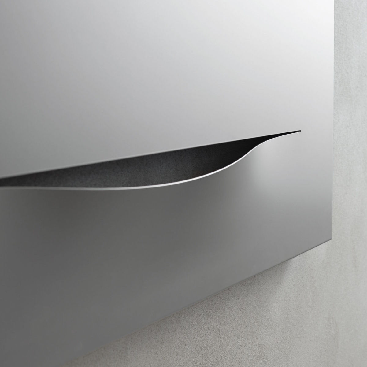 plate radiator horizontal cut detail caleido