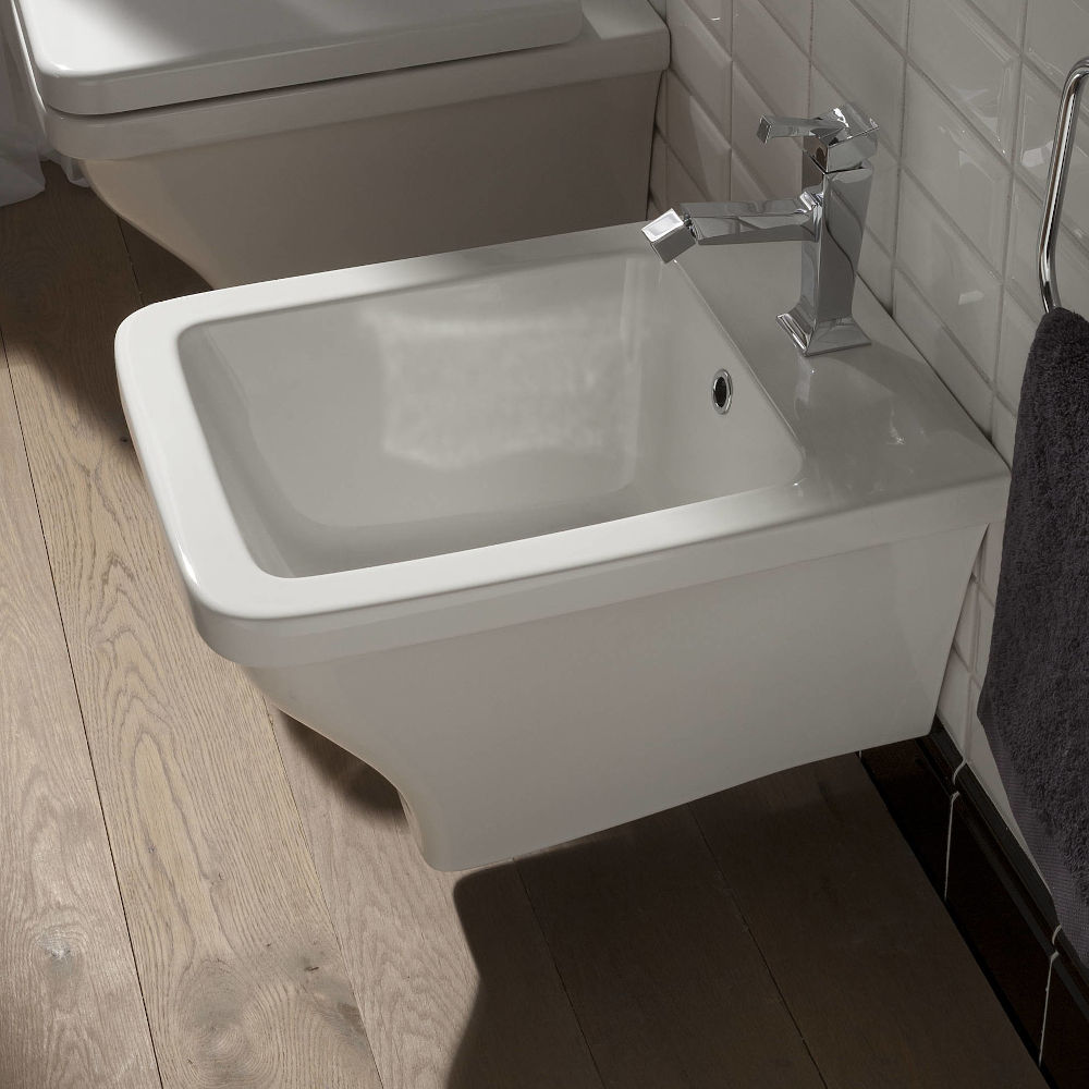 bidet sospeso bianco ceramica butterfly scarabeo