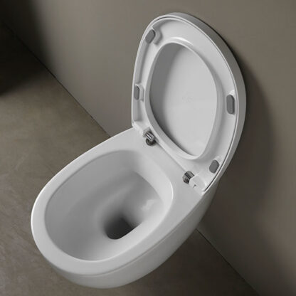 weiße keramik Hänge Wc Milk Rimless Nic Design