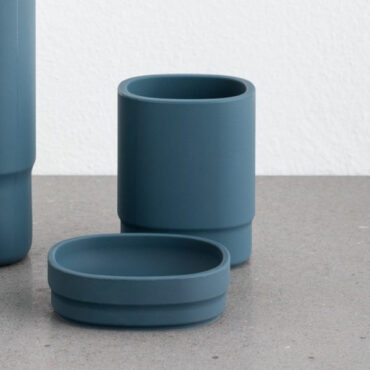 bicchiere bagno gel poliuretanico colorato curvy geelli