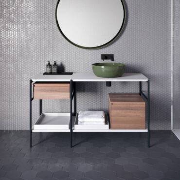 mobile bagno con cassettiera velo 131 nic design