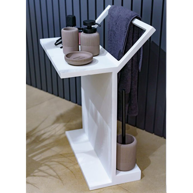 contenitore solid surface bagno metrpolitan stand cipì
