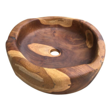 lavabo da appoggio legno teak bantul cipì