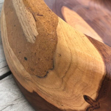 lavabo da appoggio legno teak dettaglio bantul cipì