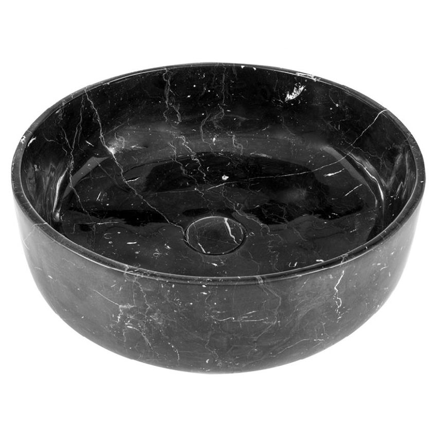 lavabo da appoggio marmo nero nero marquinia cipì