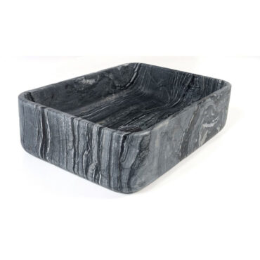 lavabo da appoggio marmo scuro lunar cipì