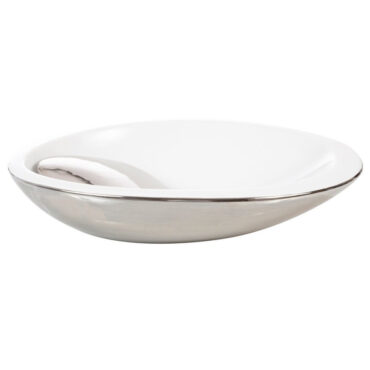 lavabo da appoggio porcellana titanio saturn cipì