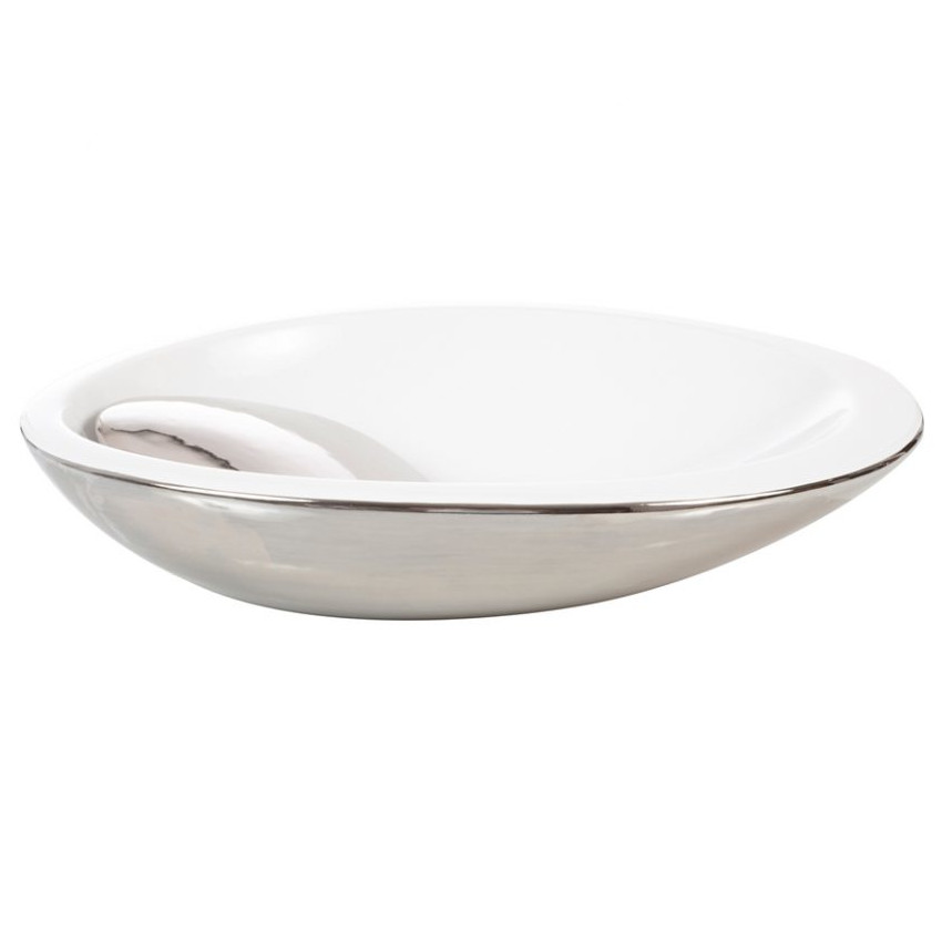 vasque à poser porcelaine titane saturn cipì