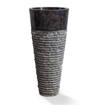 lavabo freestanding marmo nero stand up cipì