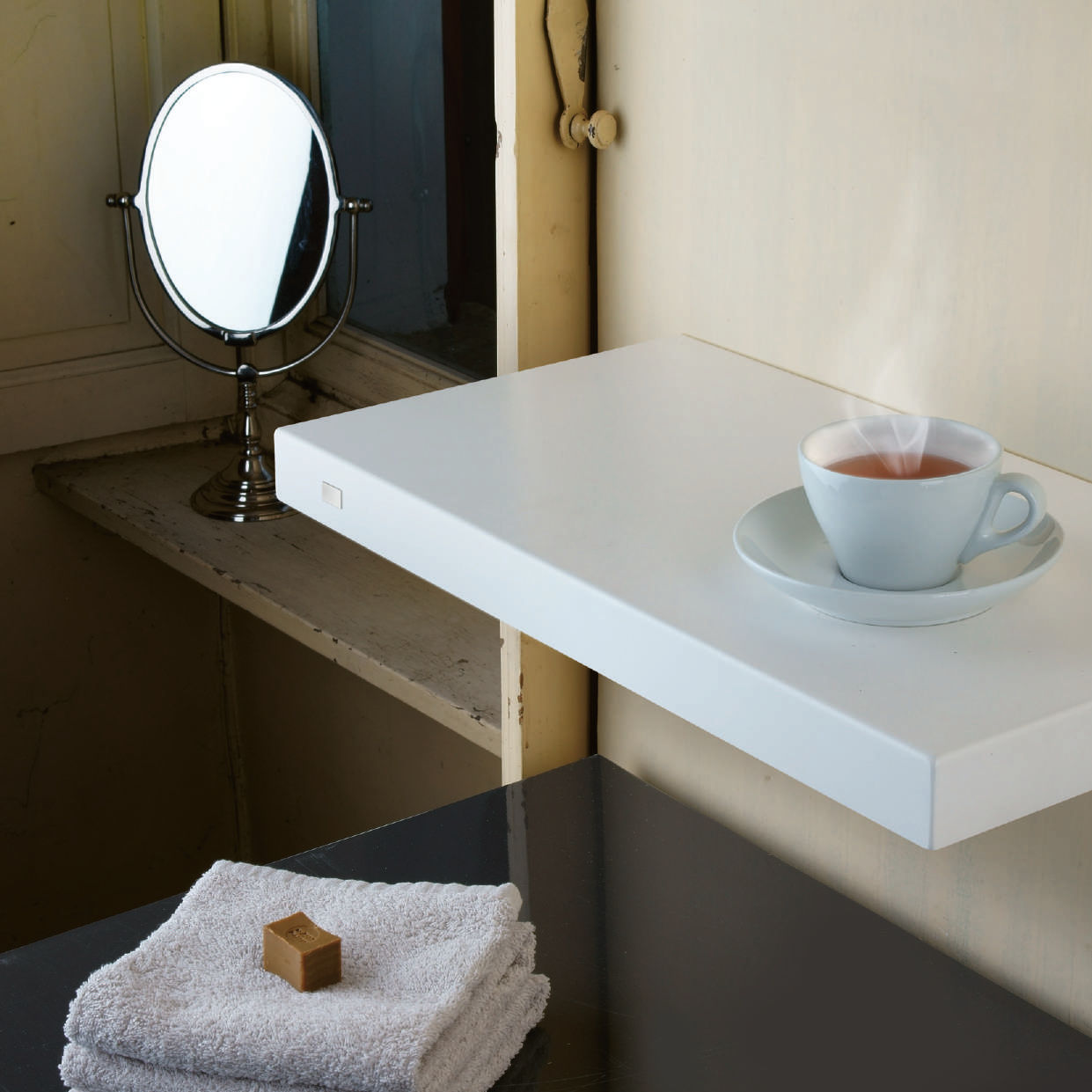 scaldasalviette elettrico acciaio bianco h pad hom