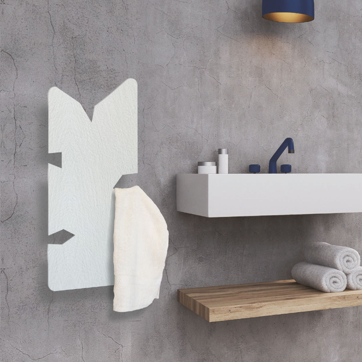 scaldasalviette elettrico ceramica h tab hom