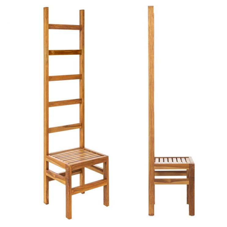 free standing chair towel holder teak arya cipi