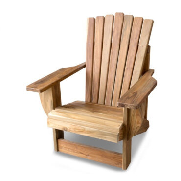 poltrona legno teak massello adirondack cipì