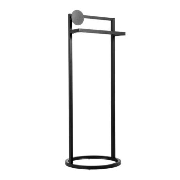 portasciugamani bagno metallo nero moon cipì