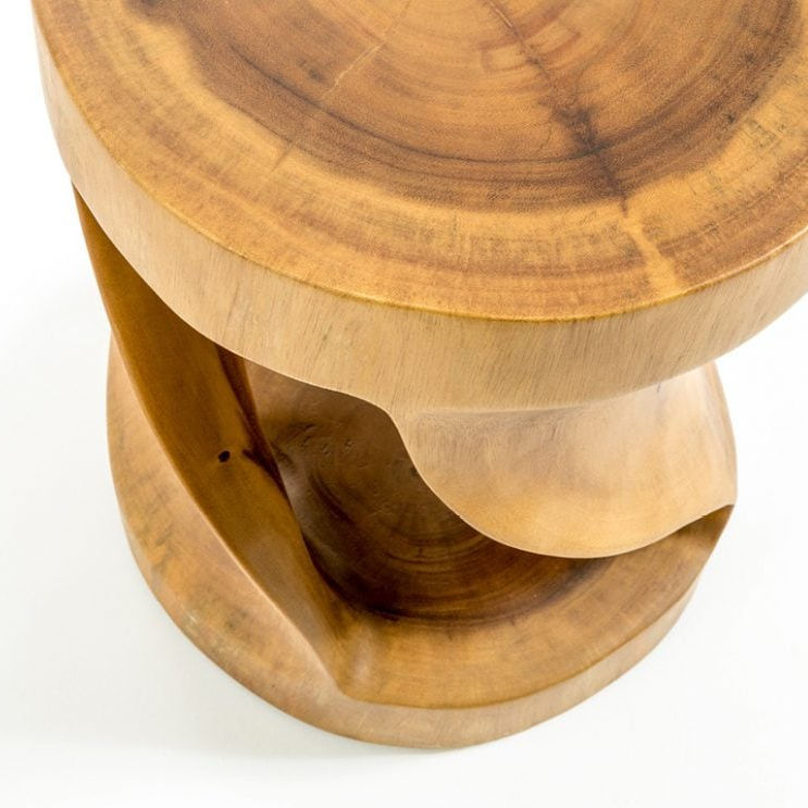sgabello legno massello bagno dettaglio twister cipì