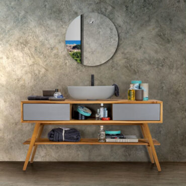 consolle bagno legno teak mogano feelgood 150 cipì