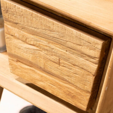 consolle da bagno legno teak dettaglio padat 80 cipì