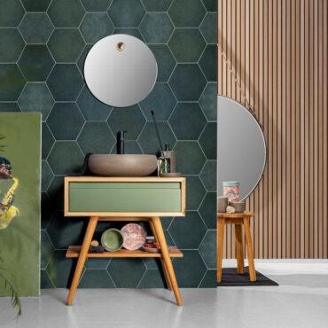 consolle da bagno legno teak feel color cipì