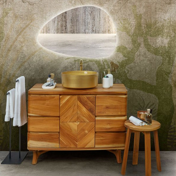 mobile da bagno legno teak club house 100 cipì