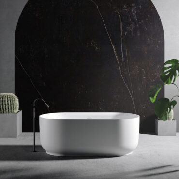 vasca da bagno bianca freestanding horizon relax design