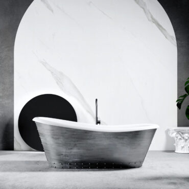 vasca da bagno freestanding alluminio nail relax design