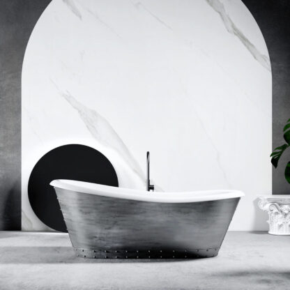 vasca da bagno freestanding alluminio nail relax design