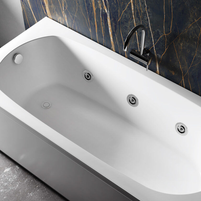 acrylic whirlpool bath tub detail capri relax design