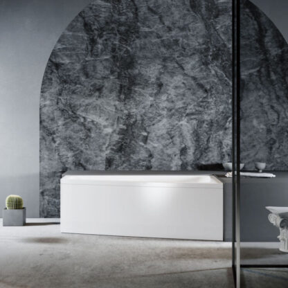 vasca da bagno angolare asimmetrica acrilico sabrina relax design