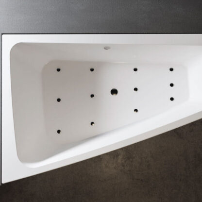 vasca da bagno angolare asimmetrica idromassaggio sabrina relax design