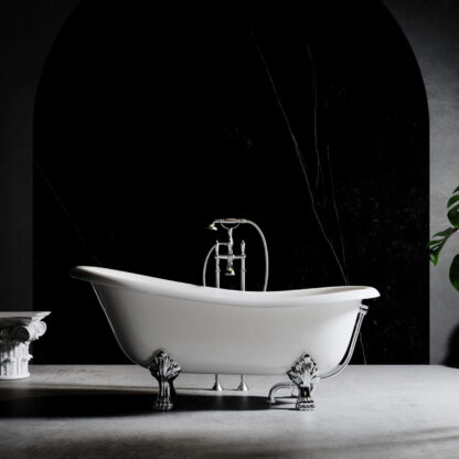 vasca da bagno freestanding gambe metallo cassiopea relax design