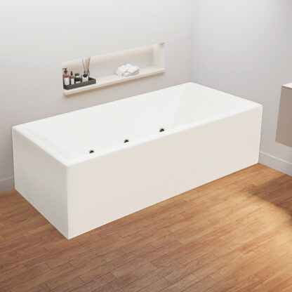 vasca da bagno rettangolare idromassaggio delfina sthatus