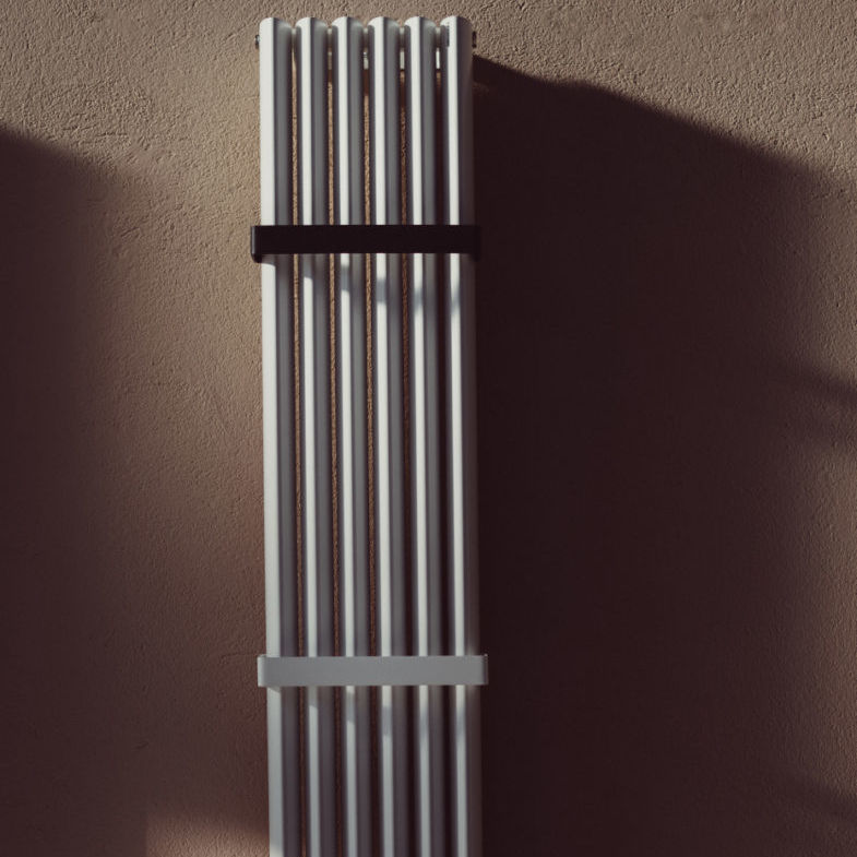 termoarredo idraulico living acciaio barra portasalviette arrow graziano